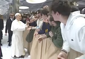 Pope Leo talks to young people of Rome