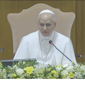 Pope Leo’s address prior to publishing